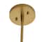 Hello Honey® Robert Stevenson Lighting Harper 19" Black and Brass 5-Light Exposed Bulb 2-Tone Metal Chandelier